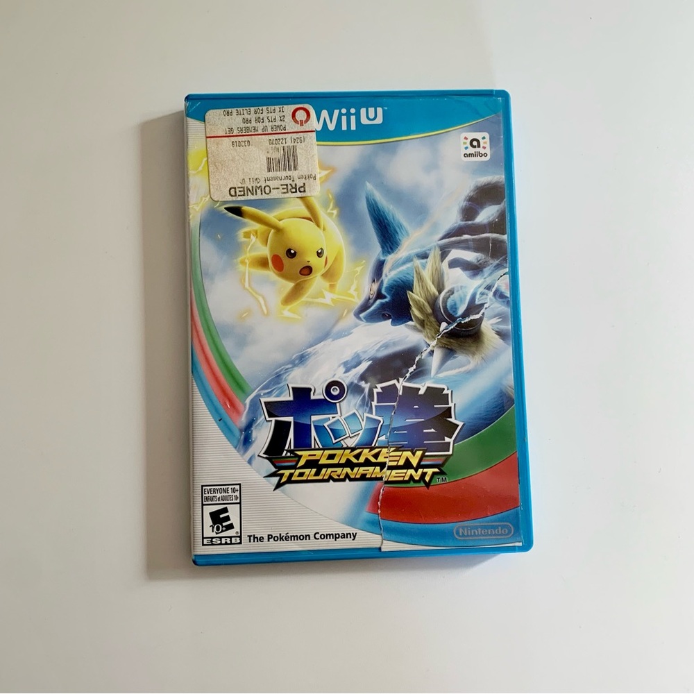 Pokken Pokemon Tournament Nintendo Wii U ESRB E Game
